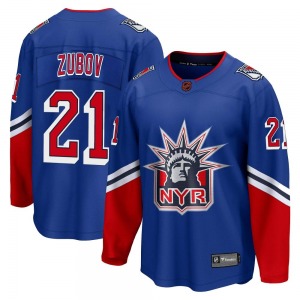 Adult Breakaway New York Rangers Sergei Zubov Royal Special Edition 2.0 Official Fanatics Branded Jersey