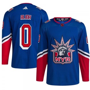 Adult Authentic New York Rangers Anton Blidh Royal Reverse Retro 2.0 Official Adidas Jersey