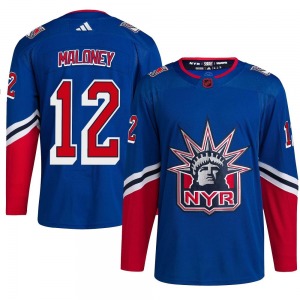 Adult Authentic New York Rangers Don Maloney Royal Reverse Retro 2.0 Official Adidas Jersey