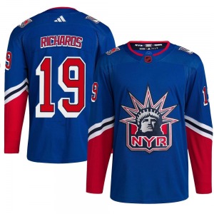 Adult Authentic New York Rangers Brad Richards Royal Reverse Retro 2.0 Official Adidas Jersey