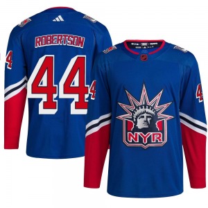 Adult Authentic New York Rangers Matthew Robertson Royal Reverse Retro 2.0 Official Adidas Jersey