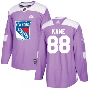 Adult Authentic New York Rangers Patrick Kane Purple Fights Cancer Practice Official Adidas Jersey