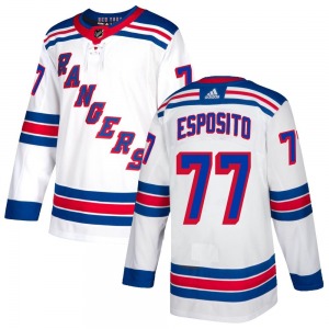 Youth Authentic New York Rangers Phil Esposito White Official Adidas Jersey
