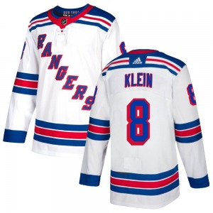 Youth Authentic New York Rangers Kevin Klein White Official Adidas Jersey