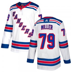 Youth Authentic New York Rangers K'Andre Miller White Official Adidas Jersey