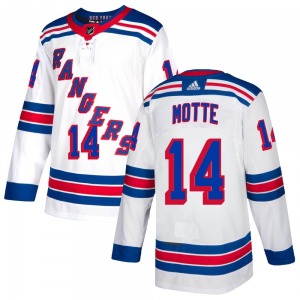 Youth Authentic New York Rangers Tyler Motte White Official Adidas Jersey