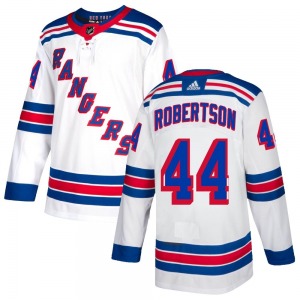Youth Authentic New York Rangers Matthew Robertson White Official Adidas Jersey