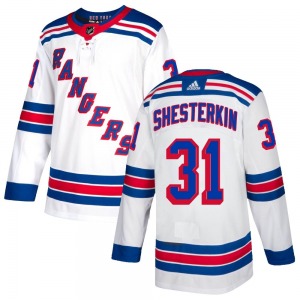 Youth Authentic New York Rangers Igor Shesterkin White Official Adidas Jersey