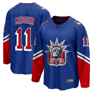 Youth Breakaway New York Rangers Mark Messier Royal Special Edition 2.0 Official Fanatics Branded Jersey