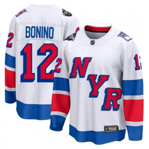 Adult Breakaway New York Rangers Nick Bonino White 2024 Stadium Series Official Fanatics Branded Jersey