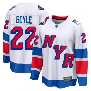 Adult Breakaway New York Rangers Dan Boyle White 2024 Stadium Series Official Fanatics Branded Jersey