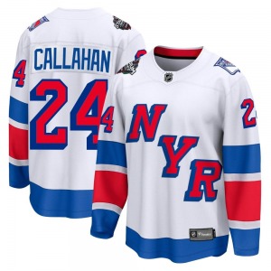 Adult Breakaway New York Rangers Ryan Callahan White 2024 Stadium Series Official Fanatics Branded Jersey
