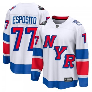 Adult Breakaway New York Rangers Phil Esposito White 2024 Stadium Series Official Fanatics Branded Jersey