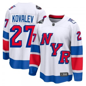 Adult Breakaway New York Rangers Alex Kovalev White 2024 Stadium Series Official Fanatics Branded Jersey