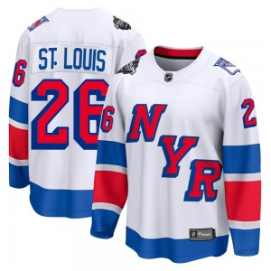 Adult Breakaway New York Rangers Martin St. Louis White 2024 Stadium Series Official Fanatics Branded Jersey