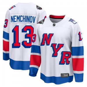 Adult Breakaway New York Rangers Sergei Nemchinov White 2024 Stadium Series Official Fanatics Branded Jersey