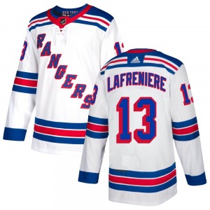 Adult Authentic New York Rangers Alexis Lafreniere White Official Adidas Jersey
