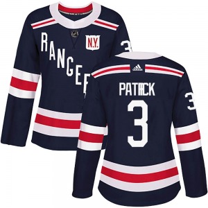 Women's Authentic New York Rangers James Patrick Navy Blue 2018 Winter Classic Home Official Adidas Jersey