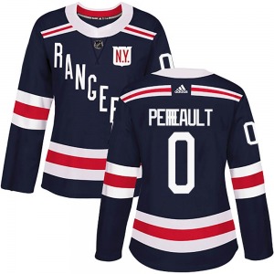 Women's Authentic New York Rangers Gabriel Perreault Navy Blue 2018 Winter Classic Home Official Adidas Jersey