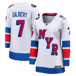 Women's Breakaway New York Rangers Rod Gilbert White 2024 Stadium Series Official Fanatics Branded Jersey