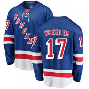 Youth Breakaway New York Rangers Blake Wheeler Blue Home Official Fanatics Branded Jersey