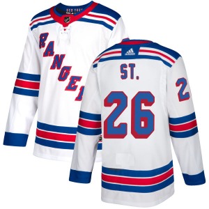 Adult Authentic New York Rangers Martin St. Louis White Official Adidas Jersey