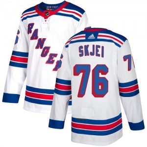 Women's Authentic New York Rangers Brady Skjei White Away Official Adidas Jersey