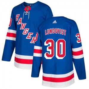 Youth Authentic New York Rangers Henrik Lundqvist Royal Blue Home Official Adidas Jersey