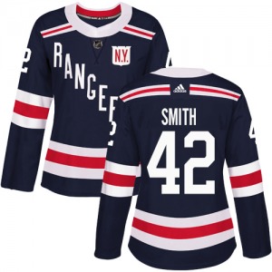 Women's Authentic New York Rangers Brendan Smith Navy Blue 2018 Winter Classic Official Adidas Jersey