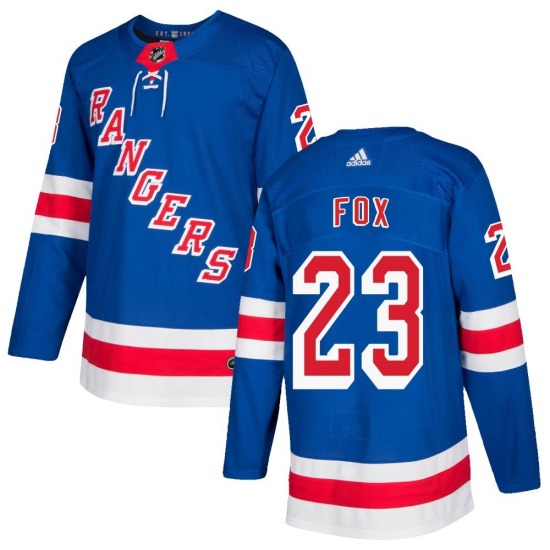 Adam Fox New York Rangers Signed White Adidas Jersey
