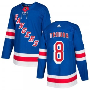 Youth Authentic New York Rangers Jacob Trouba Royal Blue Home Official Adidas Jersey