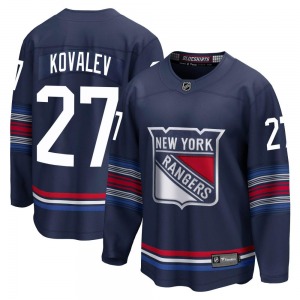 Youth Premier New York Rangers Alex Kovalev Navy Breakaway Alternate Official Fanatics Branded Jersey