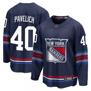 Youth Premier New York Rangers Mark Pavelich Navy Breakaway Alternate Official Fanatics Branded Jersey