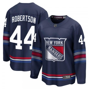 Youth Premier New York Rangers Matthew Robertson Navy Breakaway Alternate Official Fanatics Branded Jersey
