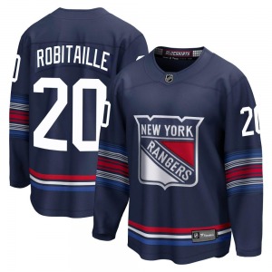 Youth Premier New York Rangers Luc Robitaille Navy Breakaway Alternate Official Fanatics Branded Jersey