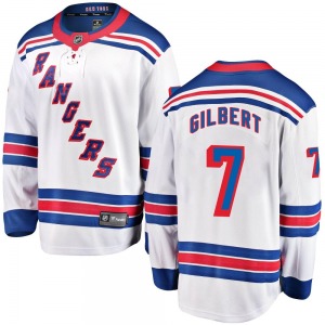 Adult Breakaway New York Rangers Rod Gilbert White Away Official Fanatics Branded Jersey