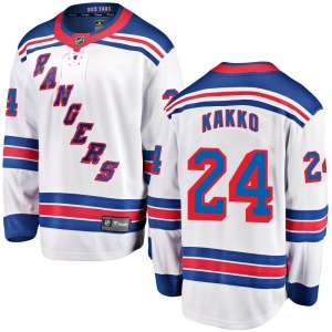 Kaapo Kakko New York Rangers Game-Used #24 White Jersey Worn
