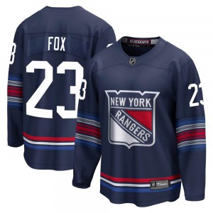 Adult Premier New York Rangers Adam Fox Navy Breakaway Alternate Official Fanatics Branded Jersey