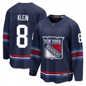 Adult Premier New York Rangers Kevin Klein Navy Breakaway Alternate Official Fanatics Branded Jersey