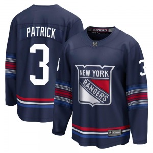 Adult Premier New York Rangers James Patrick Navy Breakaway Alternate Official Fanatics Branded Jersey