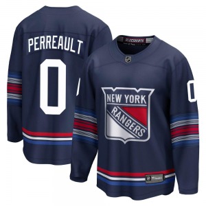Adult Premier New York Rangers Gabriel Perreault Navy Breakaway Alternate Official Fanatics Branded Jersey