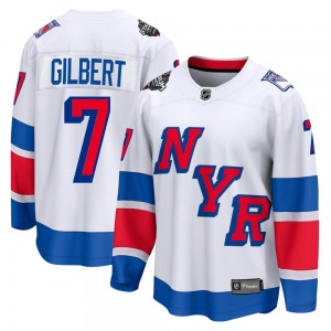 Adult Breakaway New York Rangers Rod Gilbert White 2024 Stadium Series Official Fanatics Branded Jersey