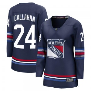 Women's Premier New York Rangers Ryan Callahan Navy Breakaway Alternate Official Fanatics Branded Jersey
