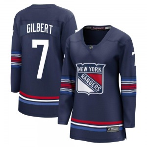 Women's Premier New York Rangers Rod Gilbert Navy Breakaway Alternate Official Fanatics Branded Jersey