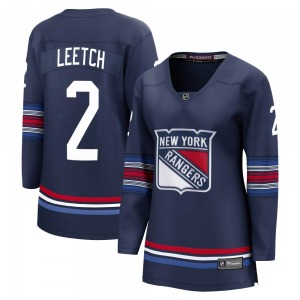 Women's Premier New York Rangers Brian Leetch Navy Breakaway Alternate Official Fanatics Branded Jersey