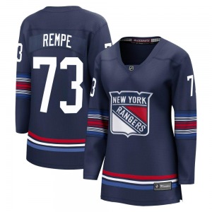 Women's Premier New York Rangers Matt Rempe Navy Breakaway Alternate Official Fanatics Branded Jersey