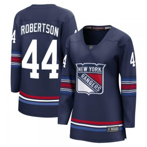 Women's Premier New York Rangers Matthew Robertson Navy Breakaway Alternate Official Fanatics Branded Jersey
