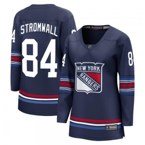 Women's Premier New York Rangers Malte Stromwall Navy Breakaway Alternate Official Fanatics Branded Jersey