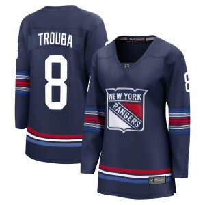 Women's Premier New York Rangers Jacob Trouba Navy Breakaway Alternate Official Fanatics Branded Jersey