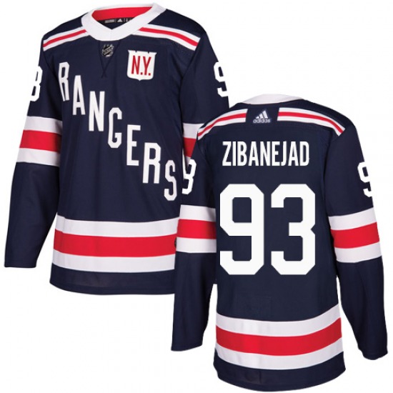 Mika Zibanejad New York Rangers 2018 NHL Winter Classic Jersey Navy Blue  Large